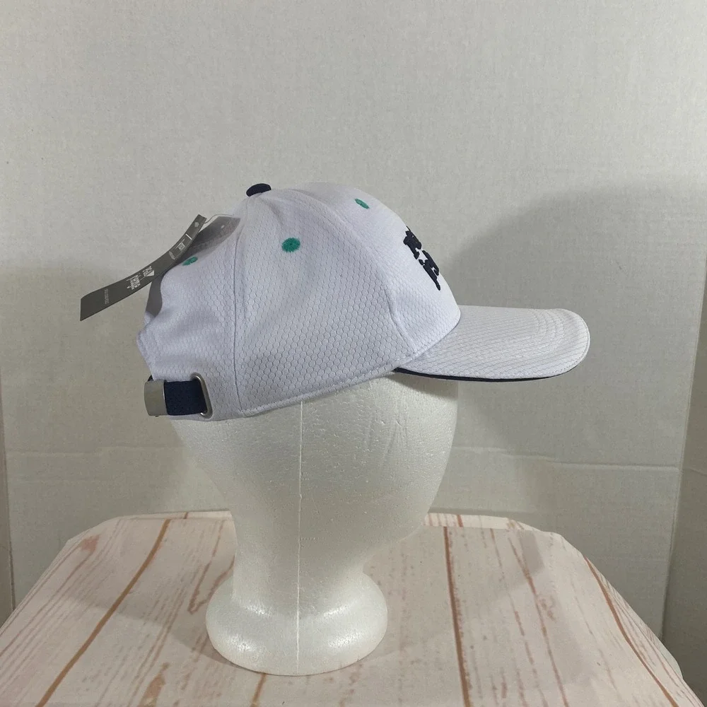Macron PGA Jr League Hat White Navy Blue Junior Adjustable Golf Baseball Cap NEW